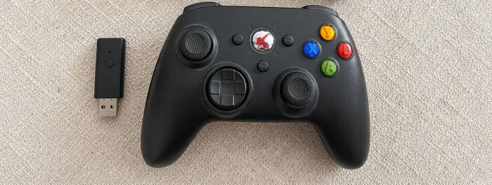 Controle Xbox 360 sem fio com adaptador USB 