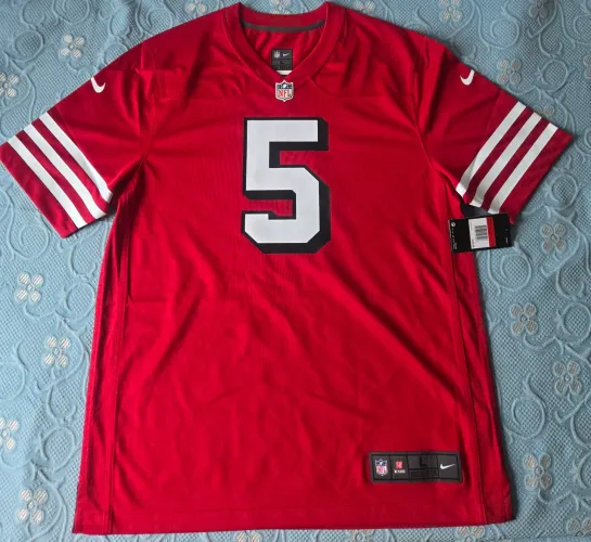 NFL San Francisco 49ers #5 Trey Lance Jersey Nike Home