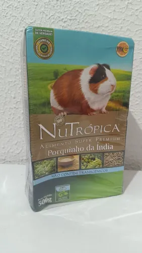 Vendo caixa de ração super premium para porquinho da índia (500g) - FECHADA