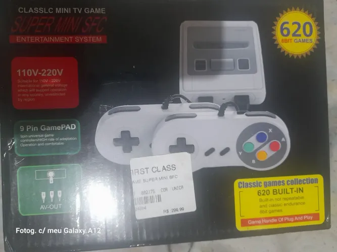 Videogame com 620 jogos classicos
