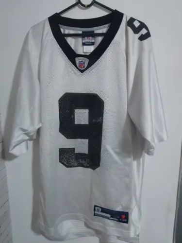 camisa jersey nfl new orleans saints drew brees reebok 2008 branca