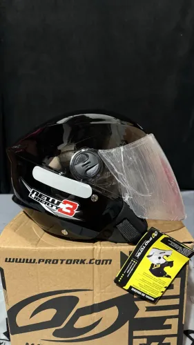 Capacete aberto novo
