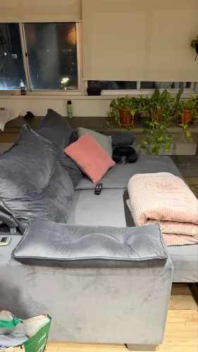 Sofa 2 lugares cinza