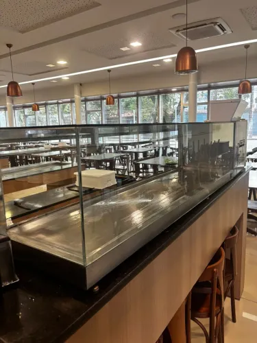 Vitrine refrigerada sushi bar sushi case expositora