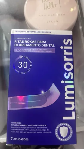 Fitas clareadoras para o dente