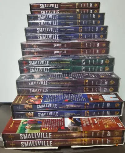 Coleção DVDs Smallville Temporadas 1 a 8 - Original Warner Bros.