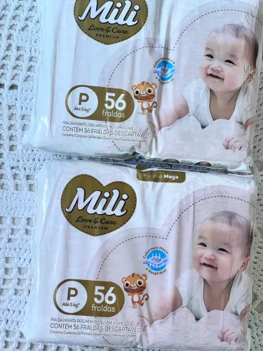 Fraldas Mili tamanho P