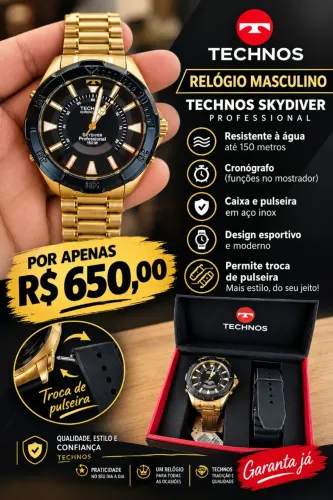Relógio Techinos