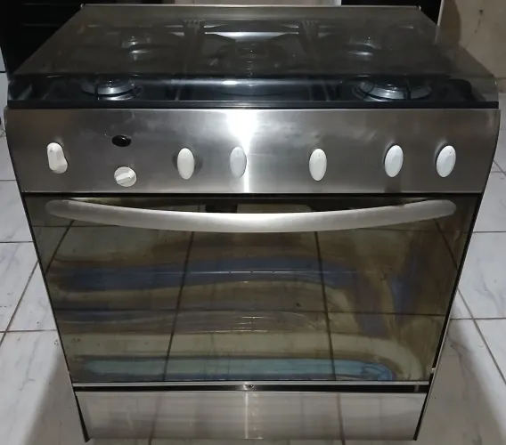 FOGÃO GE 5 BOCAS INOX