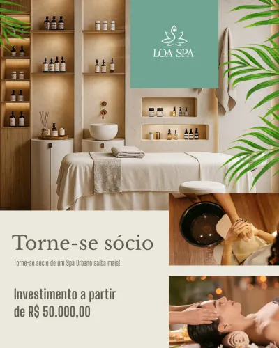 Vendo Estética de um Spa em pleno funcionamento 