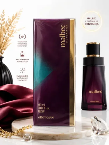Malbec Eau de perfume-o Boticário 90ml