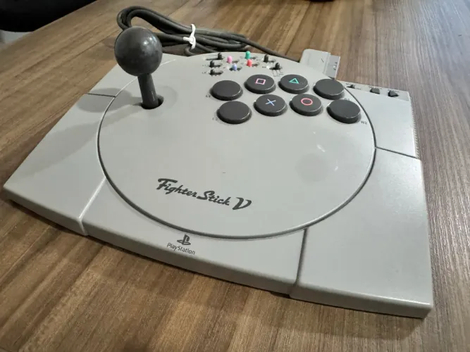 Controle Arcade Fighter Stick V para PS1