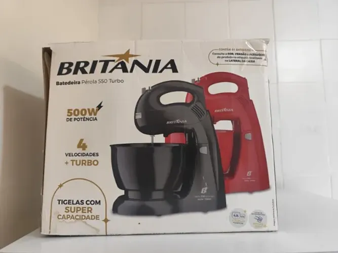 Batedeira Britânia Pérola 550 Turbo 110v
