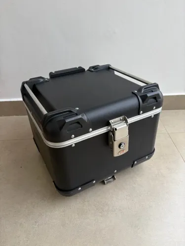 Bau Scam 43l Ushuaia Aluminio Naval Bmw Adventure + Suporte