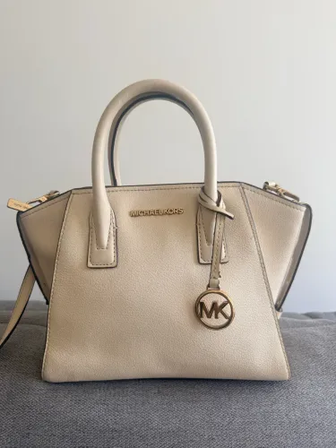 Bolsa Michael Kors Original Off White - Couro Texturizado - Excelente Estado