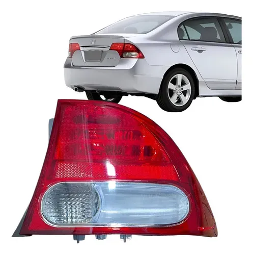 Lanterna Direita Honda Civic 2006 2007 2008 2009 2010 2011 Direito/passageiro Bicolor