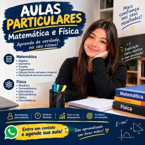 Aulas Particulares de Matemática e Física - Online