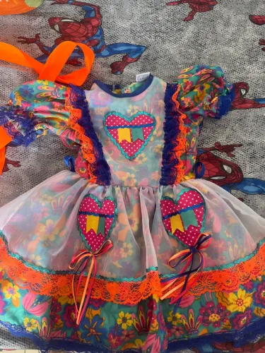 Vestido junino infatil