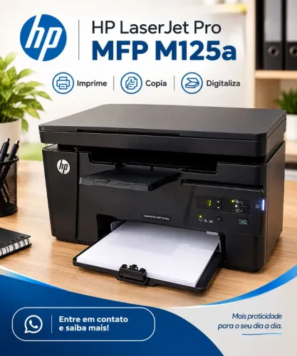 Impressora Multifuncional HP LaserJet Pro M125a