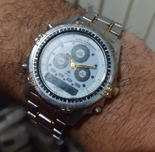 Relógio antigo Citizen COMBO C410 RELIQUIA original 
