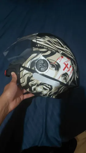 Capacete Pro Tork Modelo Jesus, Tamanho 58, nunca usado
