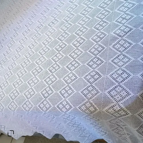 Colcha de crochê