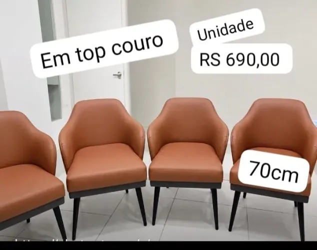 Poltronas em top couro sob encomenda, apartir RS 690,00 contato *