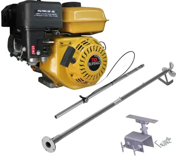 Motor Barco Buffalo 7hp 4tpopa E Rabeta Completa 1.70 Std