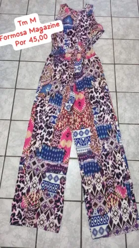 Lindo macacão Viscolinho M 35,00 