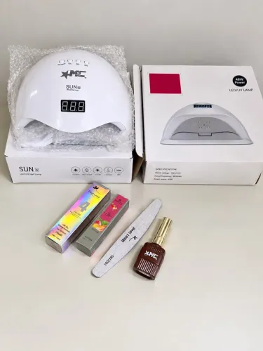 Kit Cabine UV/LED SUN 48W para Unhas + Brinde (Nova)