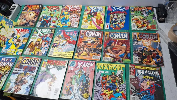 Lote de HQs Marvel x-men/homem-aranha/Conan