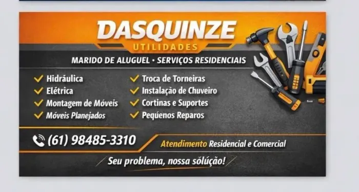 Marido de Aluguel e Serviços Residenciais / Comerciais - Pequenos Reparos