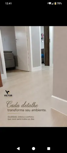 Pisos vinilicos, laminados e rodapés.
