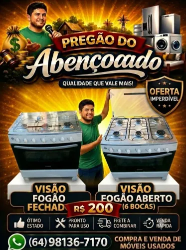Fogão Consul de 6 bocas funcionando perfeitamente r$ 200