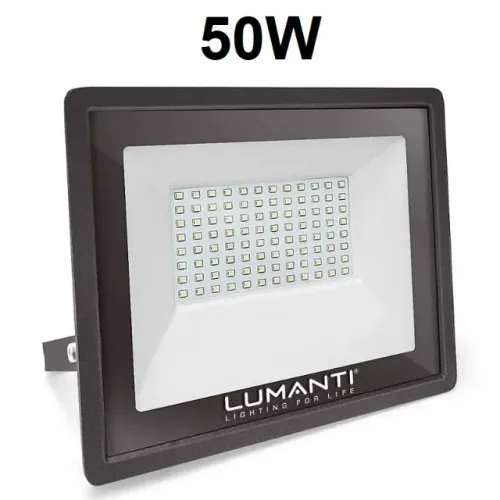 Refletor LED Branco Frio 5500K Resistente a Água Lumanti Potência:50W