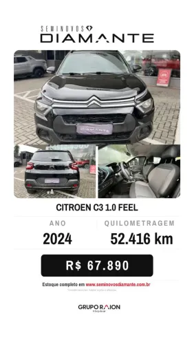 Citroen C3 Feel 1.0 Flex 6V 5P Mec. 2024