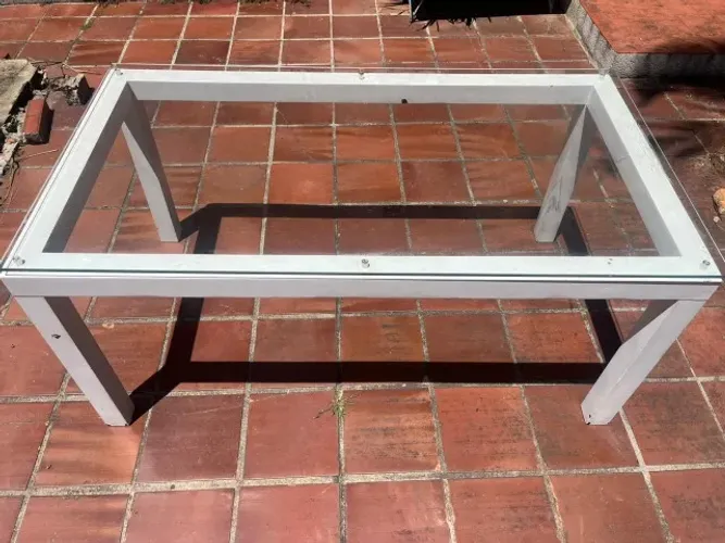 mesa jantar vidro 6 lugares