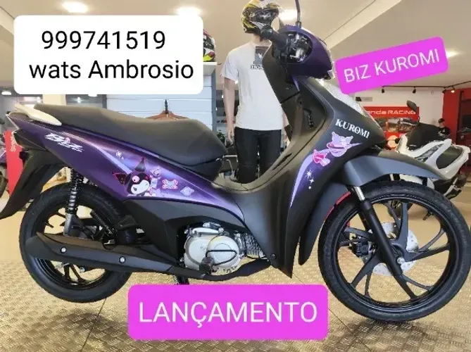 BIZ   125   completa  versao KUROMI ROXA  100% financio