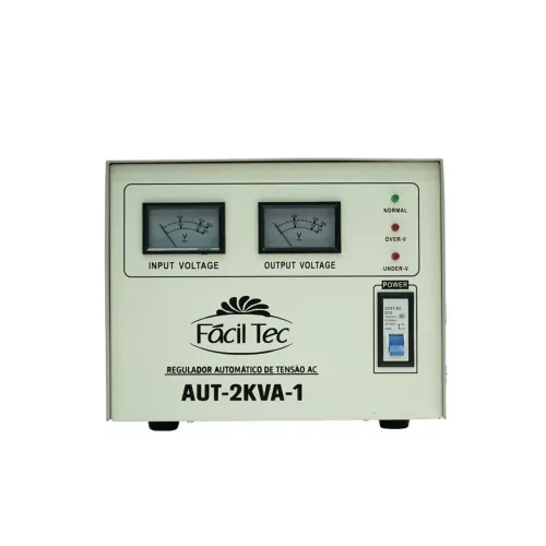 Estabilizador De Voltagem Aut-2kva-1 Com 1 Bobina