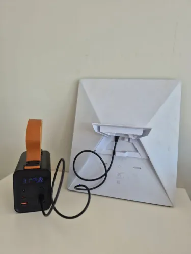 Carregador Portátil 100W Real Com Alça (Alimenta Starlink Mini)