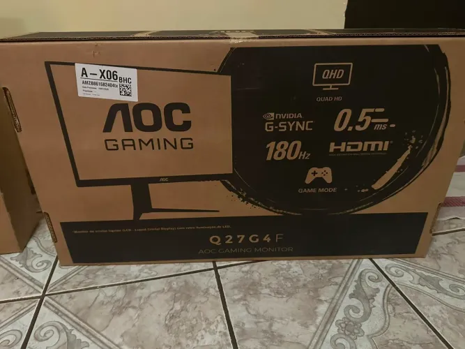 Monitor AOC Q27G4F QHD 180htz 0.5 ms