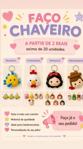 Chaveiro feltro