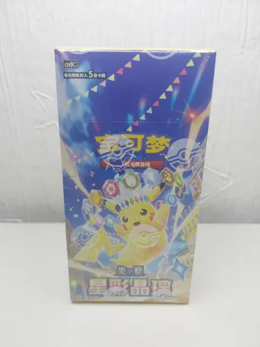 Booster Box Pokémon TCG Pikachu Stellar Crystal Original Lacrada - Chinês Simplificado