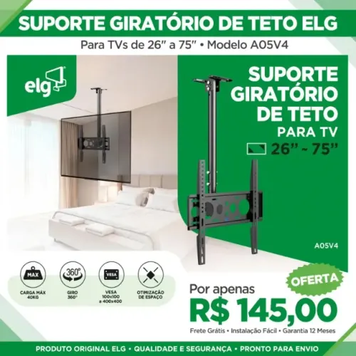 SUPORTE DE TETO P/ TV 
