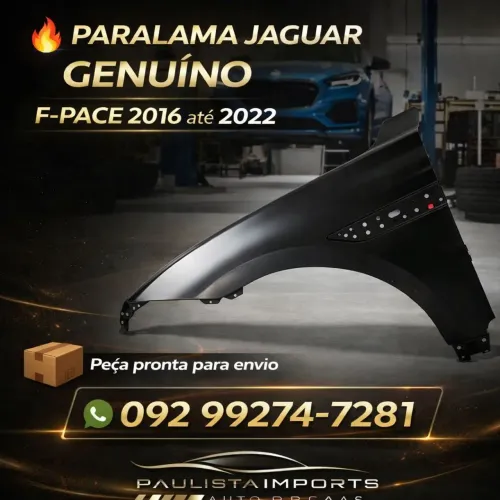 Paralama Jaguar F- Pace 2016 2017 2018 2019 2020 2021 2022 ( Novo Original