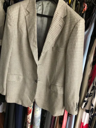 Blazer Cristian Dior peça vintage legítima masculino 100% lã fabricado na Argentina 