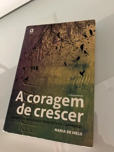 Livro a coragem de crescer Maria de Melo Azevedo 