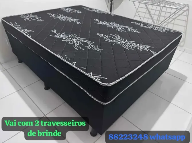 Cama casal box nova direto de fabrica 