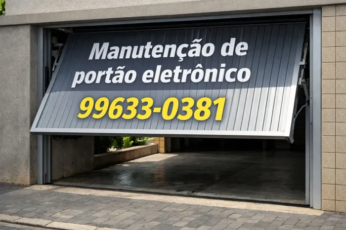 Manutenção de portão basculante e deslizante! 