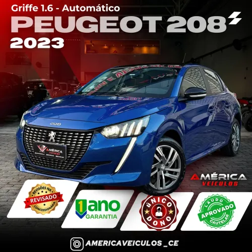 Peugeot 208 Griffe 1.6 Flex 16V 5P Aut. 2023